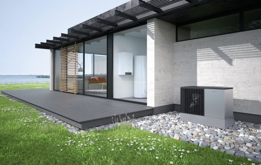 Viessmann Haus mit Wärmepumpe Highlight KlimaWelten